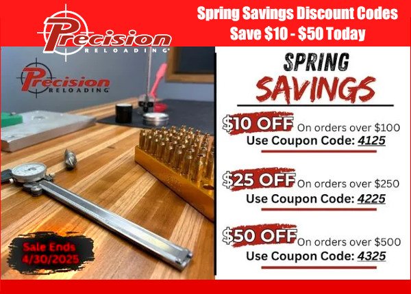 precision shooting 10% ten percent off savings