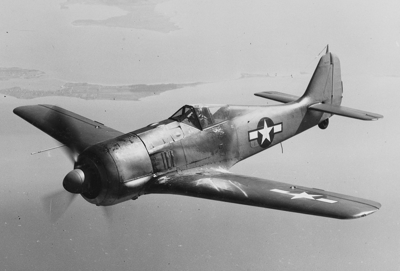 captured Focke-Wulf Fw 190A Würger with US markings