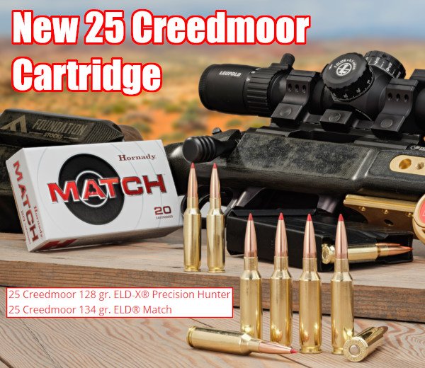 25 creedmoor new cartridge ELD-X hunting PRS