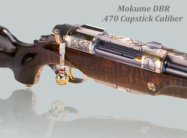 fuchs Szecsei double barrel safari rifle fine engraving