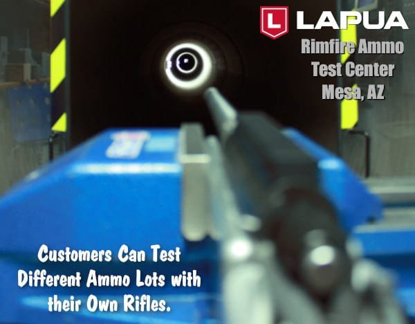 lapua rimfire ammunition testing center mesa arizona