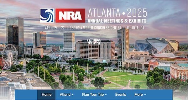 2025 NRA Annual Meetings Exhibits atlanta georgia april trump georgia world congress center