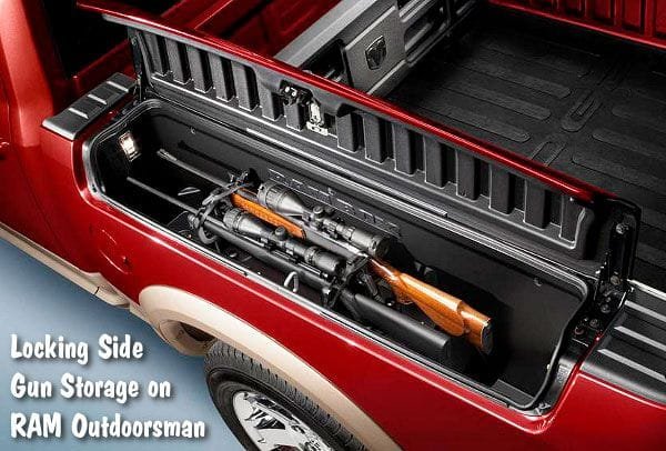 Traveling firearms truck car vehicle storage