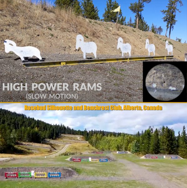 silhouette shooting benchrest steel targets video showcase Erich Mietenkorte