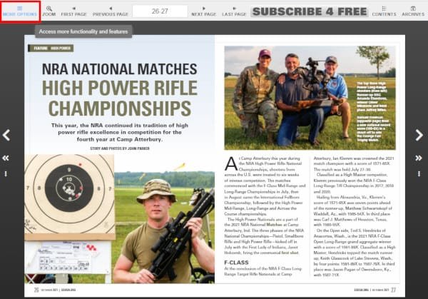 Shooting Sports USA competitive shooting high power marksmanship archive SSUSA