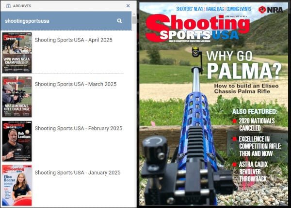 Shooting Sports USA competitive shooting high power marksmanship archive SSUSA