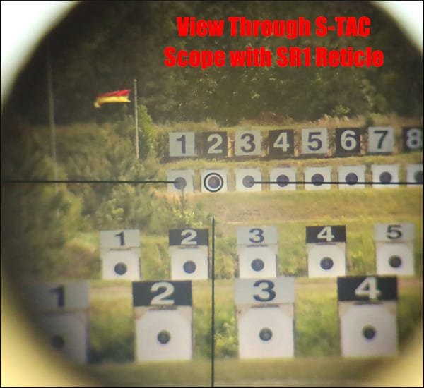 sightron S-tac 1.4.5x24 SSP SR1 Service rifle Scope