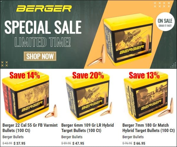 berger bullet sale