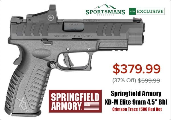 springfield xd-m elite 9mm pistol xd-m elite 9mm