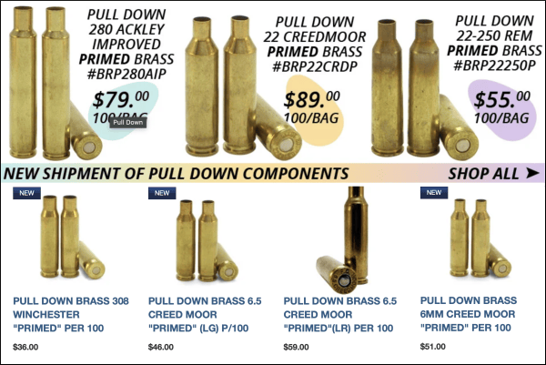 primed brass sale