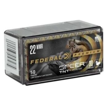 Federal Premium Varmint & Predator Speer TNT 22WMR Ammunition