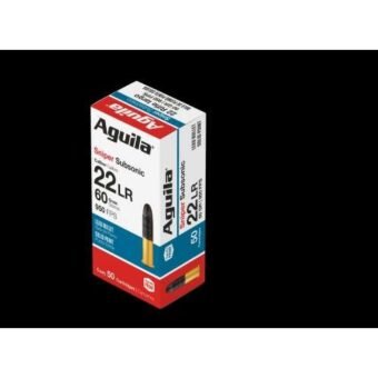 Aguila Sniper Subsonic 22LR 60gr LRN Ammunition