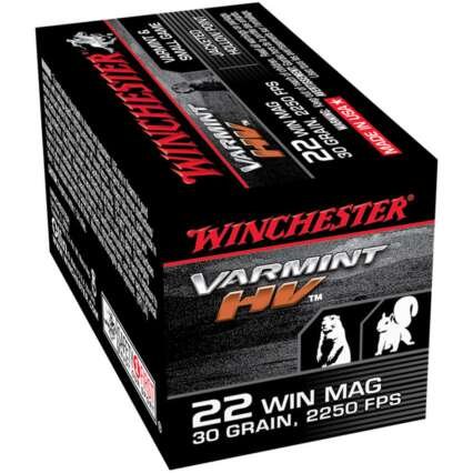 Winchester 22WinMag 30gr JHP Ammunition Varmint_HV_22_Winchester_Magnum_30_Grain_JHP_Ammo_WINS22M2_2__24325