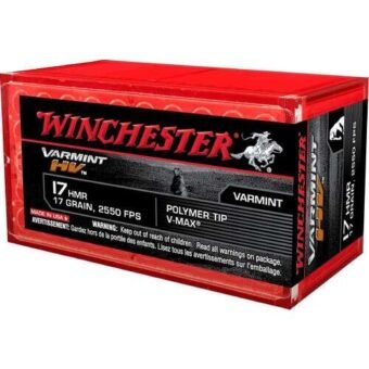 Winchester Varmint HV 17HMR 17gr Ammunition