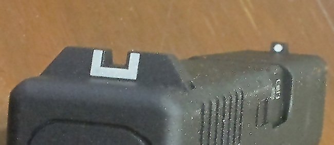 Glock 19 sights
