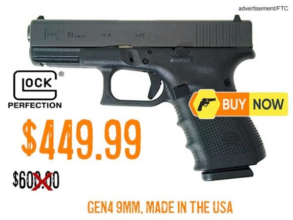 GLOCK Gen4 9mm Pistol Made in the USA lowest price