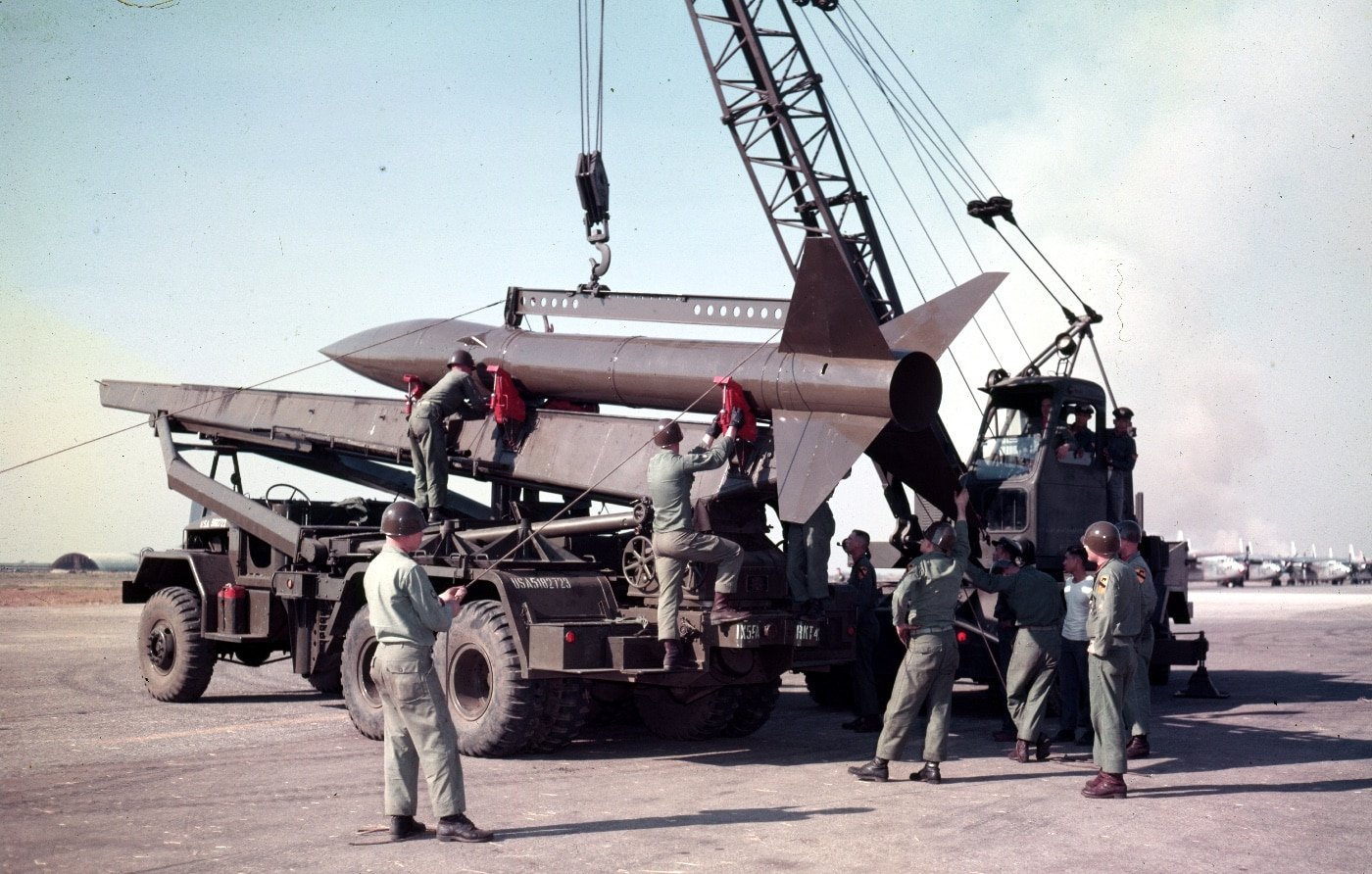 M289 Honest John during testing in Thailand