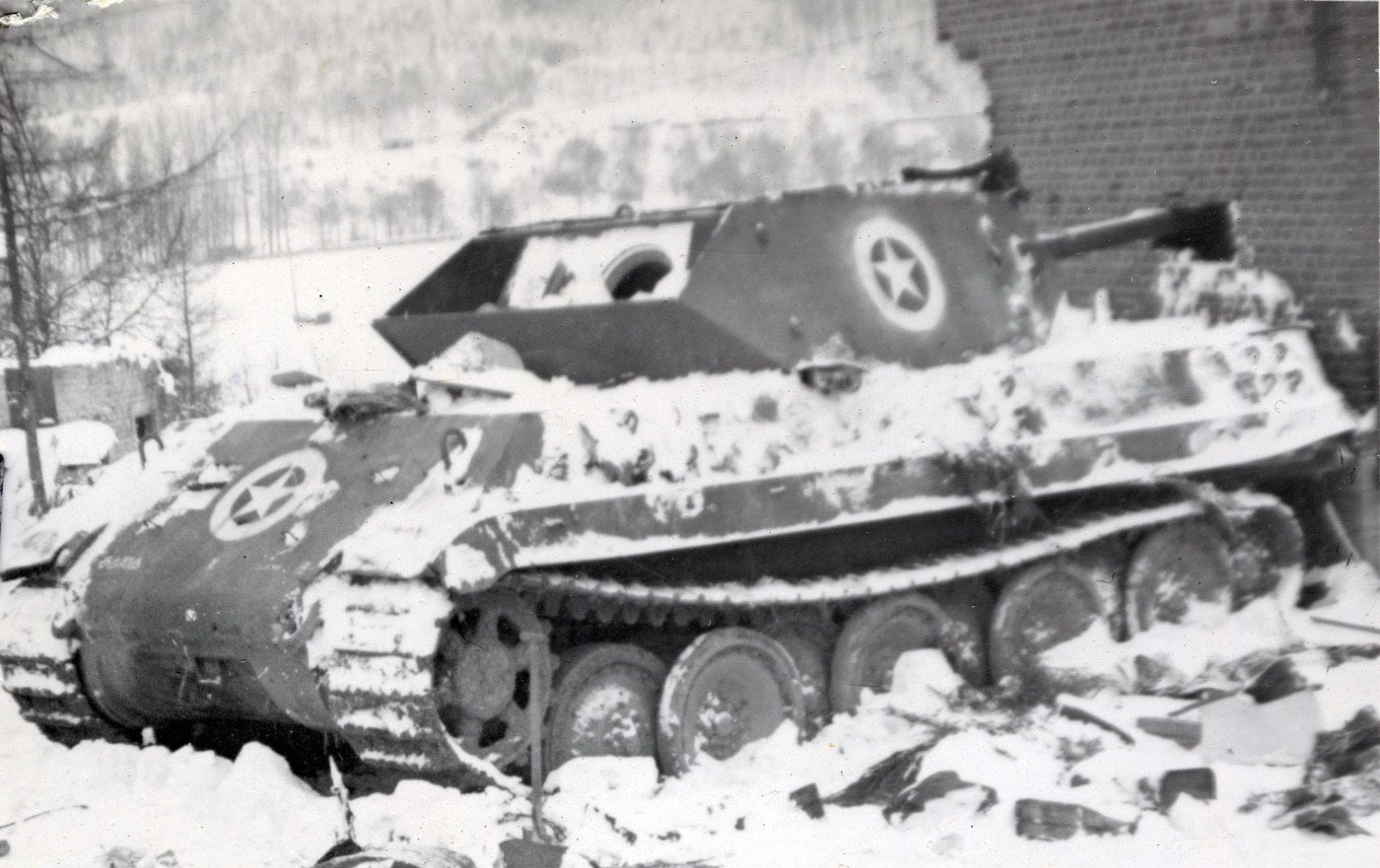 Panther tank with US Army markings