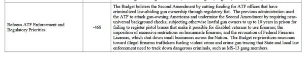 President Trump’s FY2026 Budget Proposal - Fiscal Year 2026 Discretionary Budget Request Page 19 ATF