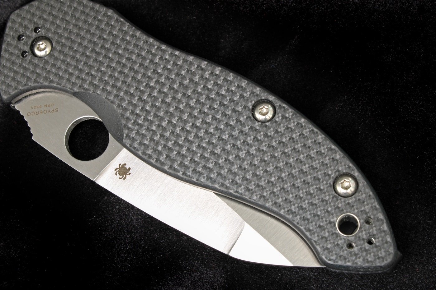 Spyderco Canis G10 handle
