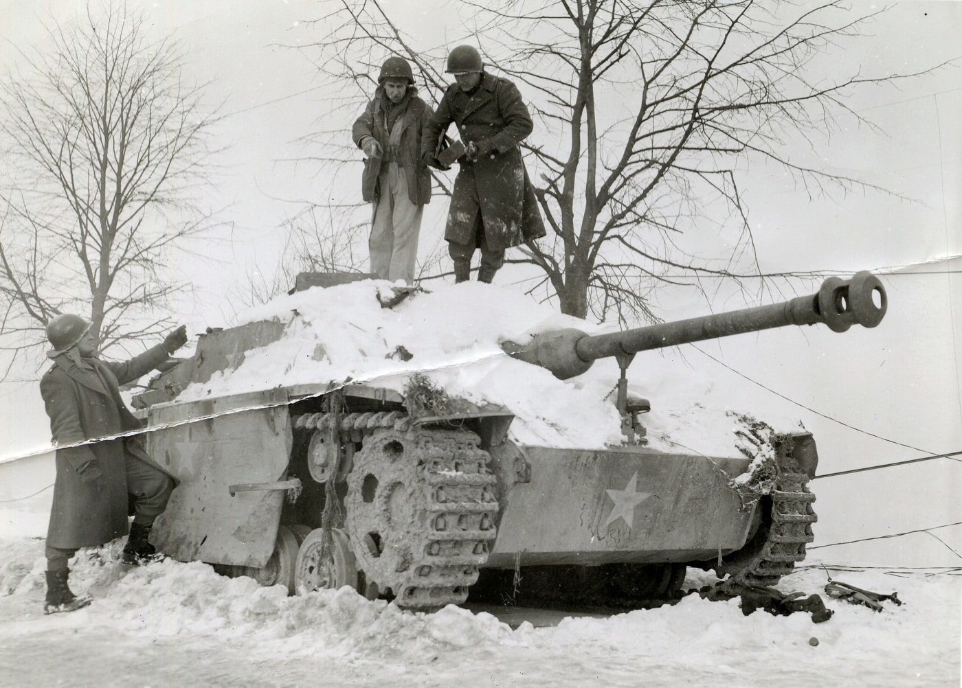 Sturmgeschütz III assault gun during Operation Greif in World War II