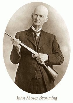 John Moses browning portrait High Power pistol