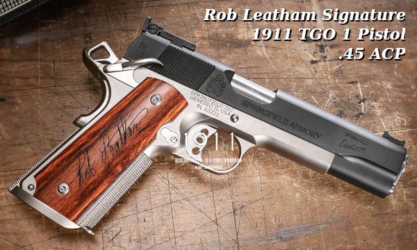 rob leatham springfield armory pistol shooting golden bullseye competitor award NRA