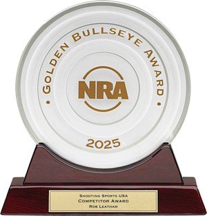 rob leatham springfield armory pistol shooting golden bullseye competitor award NRA
