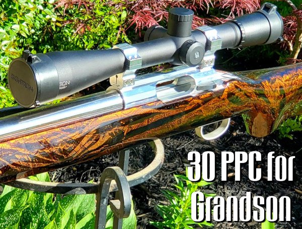 .284 Win remage rifle claro Walnut