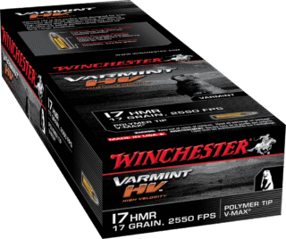 Winchester Varmint HV 17HMR 17gr Ammunition