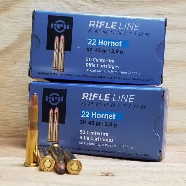 Prvi PPU 22 Hornet Ammunition Standard PP22H 45 Grain Soft Point 1000 Rounds - Rifle Line 1 Prvi PPU 22 Hornet Ammunition Standard PP22H 45 Grain Soft Point 1000 Rounds - Rifle Line