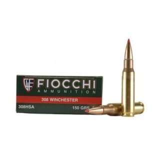 FIOCCHI 308 Win. 150 Grain SST Ammo, 200 Round Box (308HSA)