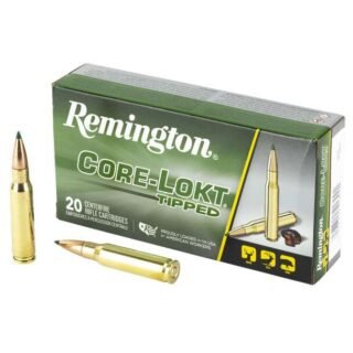 Remington CORE-LOKT, TIPPED, 308 Winchester, 150 Grain, Polymer Tip, 200 Round Box 29039