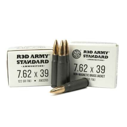 RED ARMY STANDARD 7.62x39mm 122Gr FMJ 500rd Box Ammo (AM3265)