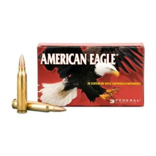 FEDERAL American Eagle 308 Win. 150 Grain FMJ Ammo, 200 Round Box (AE308D)