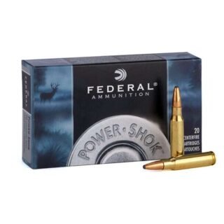 FEDERAL Power-Shok 308 Win. 150 Grain Soft Point Ammo, 200 Round Box (308A)