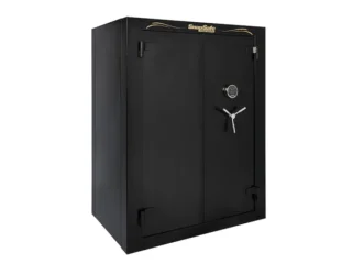 SnapSafe Super Titan XXL Double Door Fire-Resistant 56-Gun Modular Safe with Electronic Lock Black
