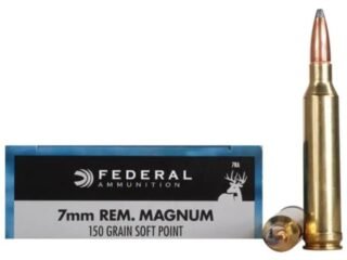 Federal Power-Shok, 7mm Remington Magnum, SP, 150 Grain, 200 Rounds
