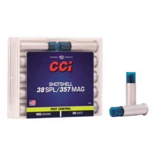 CCI #9 Pistol Shot Shells, .38 Special/.357 Mag., 100 Grain, 500 Rounds