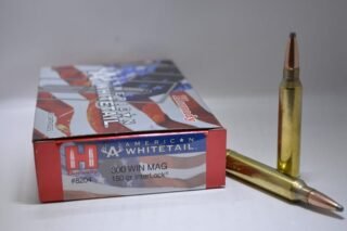 Hornady American Whitetail 300 Win Mag 150gr Interlock, 20/Box [8204] 500 Rounds