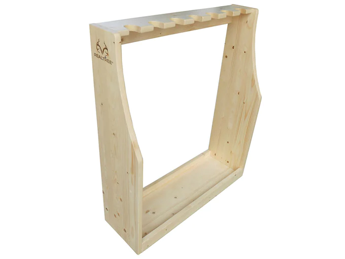 Rush Creek Creations Realtree 7 Gun Free Standing Floor Rack Solid Pine 1 Rush Creek Creations Realtree 7 Gun Free Standing Floor Rack Solid Pine