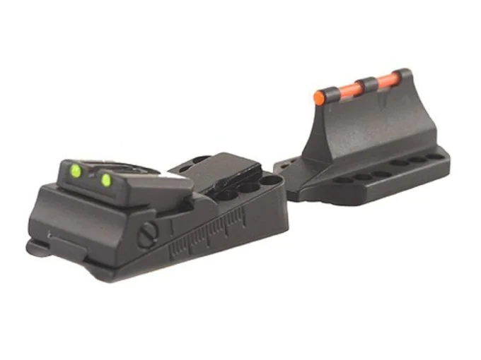 Williams Fire Sight Set Universal Vent Rib "Slugger" Shotgun Aluminum Black Fiber Optic Green 1 Williams Fire Sight Set Universal Vent Rib "Slugger" Shotgun Aluminum Black Fiber Optic Green