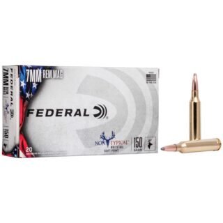 Federal Non-Typical 7mm Rem Ma 150gr Soft Point, 500 Rounds [7RDT150]