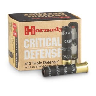 Hornady Triple Defense .410 Bore 2 1/2″ FTX Slug 500 Rounds