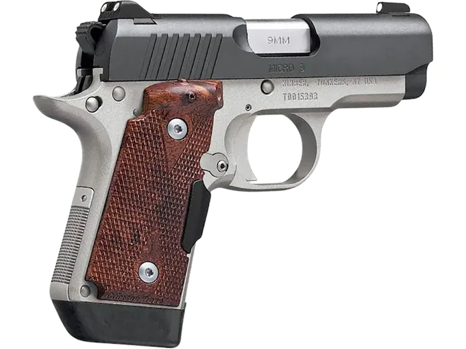 Kimber Micro 9 Two Tone Laser Grip Semi-Automatic Pistol 9mm 1 Kimber Micro 9 Two Tone Laser Grip Semi-Automatic Pistol 9mm