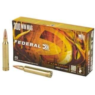 Federal Fusion 300 Winchester Magnum 180gr [F300WFS3] 500 Rounds