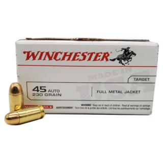 Winchester 45 Auto Ammunition Brass 500 Rounds
