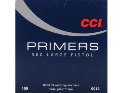 CCI Small Pistol Primers #300 Box of 1000 (10 Trays of 100)