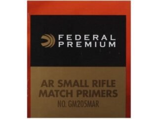 Federal Premium Gold Medal AR Match Grade Small Rifle Primers #GM205MAR