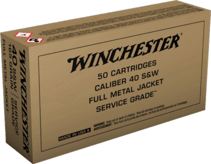 Winchester 40 S&W Ammunitions Brass 500 rounds